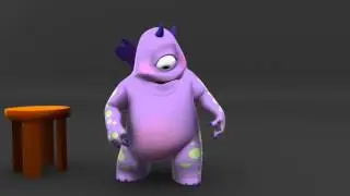 Purple People Eater Animation - Animation Speed Challenge 01