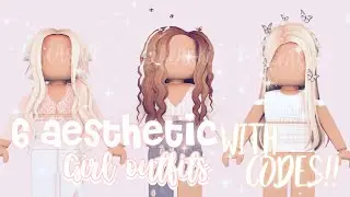 6 Aesthetic Outfits (WITH CODES)||Roblox||LifeAsKit