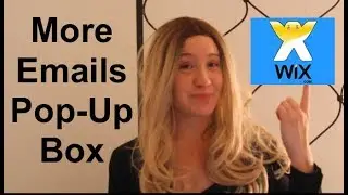 How to Add a Popup in Wix - collecting emails