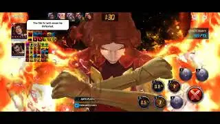 Marvel Future Fight - Zombie Survival - Level 50 - T4 Jean Grey and Wolverine - Mighty Rage / Greed