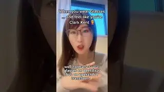 When People Think You're another person without Glasses 🤓 #transformation #shorts