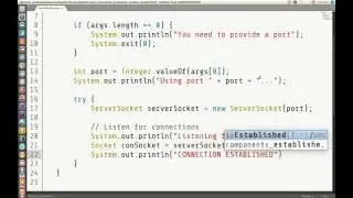 Making a Java Server (live code)