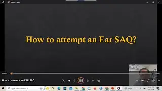 How to attempt an EAR SAQ