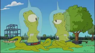 Los Simpson - Voz de Kang y Kodos y María Mentecata - Casita del Terror XXXII