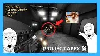 Roblox Project Apex // PERFECT Solo Spec-Ops S+ Warehouse Mission