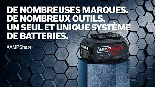 L'Alliance AMPShare : De nombreuses marques. De nombreux outils. Un système de batteries.