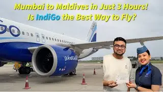 Mumbai to Maldives Flight 🇮🇳✈️🇲🇻 | IndiGo A320neo Experience | Malé Airport