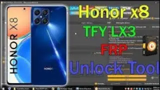 Honour x8 Frp Google Lock Bypass  By Unlock tool android 13 MaGicOs 7.1 (2023)