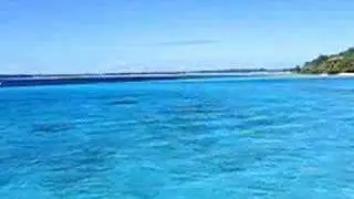 Panorama from a bungalow in Bora Bora