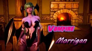 【Honey Select】Vampire Morrigan dance