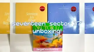 ♡ unboxing seventeen's 'sector 17' target exclusive album + compact ver ♡
