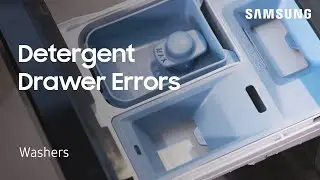 Washing Machine Error Codes: Detergent Drawer | Samsung US