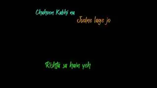 Hindi Song Blackscreen Lyrics (overlay video ) Status  ||