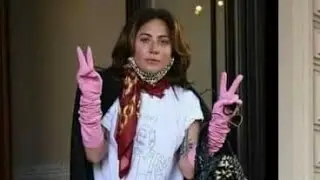 Lady Gaga Superstar saluta Roma e i fan