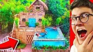 Ils ont construit cette VILLA avec PISCINE dans la JUNGLE !
