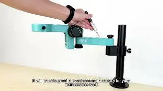 RF4 FO19 folding rocker arm fixed bracket, which can be rotated 360° front and back, operation range