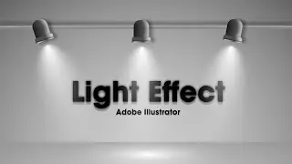 Light Effect speed tutorial Adobe Illustrator CC