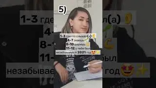 🖐Загибай палец, если знаешь  эти песни, популярные в 2021  году🌠