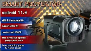 Proyektor Android fitur lengkap, XGODY GIMBAL5 HY320