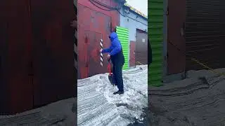 Рублевские гаражи не заметаемые летом в Норильске | Полярный день #белыеночи #батя #скутерартур