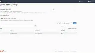 Upgrade PHP In OVH cPanel