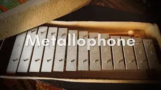 Vintage Soviet Russian USSR CCCP Metallophone Glockenspiel Xylophone Musical