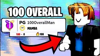 PLAYING AS A 100 OVERALL! (HOOPZ ROBLOX)