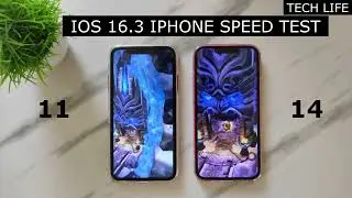 IOS16.3 iPhone 14 vs 11 Speed Test