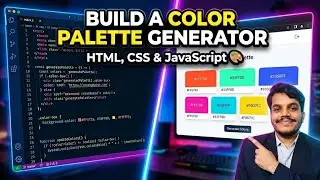 Color Palette Generator Using HTML CSS JavaScript | Beginner Web Development Project (Step-by-Step)