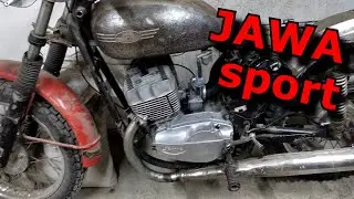 The boosted engine whispers! JAWA 638 tuning