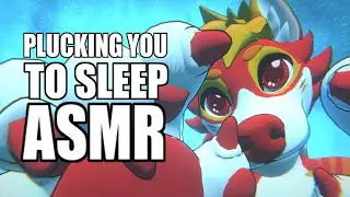 [Furry ASMR] Your FURRY BOYFRIEND plucks you to sleep 💤 (Whispering, Scratching, Tapping)