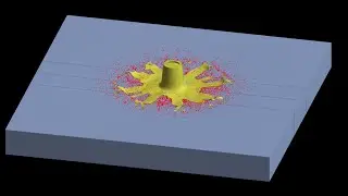 7.62 X 51mm NATO Bullet Vs Armor Steel Plate # Armor Piercing Simulation