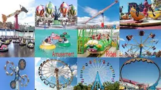 Learn Amusement Rides Name & Image | Amusement Ride Vocabulary