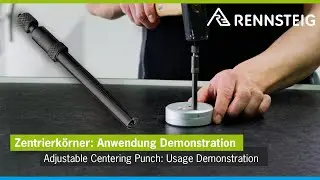 RENNSTEIG | Adjustable Centering Punch - Usage Demonstration #tools