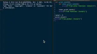 Introduction to Scope in Python: Python Basics