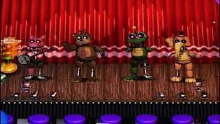 (FNAF6 Mod) Ignited Mediocre Melodies Animatronics Tjoc R - FFPS