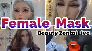 【DREAMMASK】Beauty Zentai Live show silicon  Female  Mask