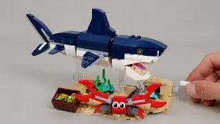 Swimming LEGO Shark - Demonstration