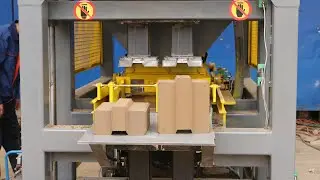 Automatic hydraulic press CEB Interlocking stabilized clay soil block production line