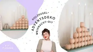 Minimalistische & moderne Weihnachtsdeko zum Selbermachen | Bastelideen Advent | DIY Adventskranz