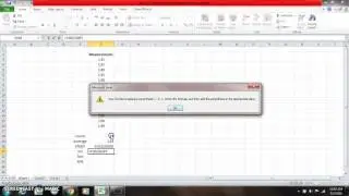 Propagation of Error with an Average