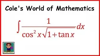 Integral of 1/(cos^2 x sqrt(1+tan x)) ❖ Calculus 1 ❖ Trig Integrals