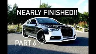 CHEAP AUDI REBUILD IS NEARLY FINISHED... | SALVAGE AUDI A5 COPART UK PROJECT PART 6