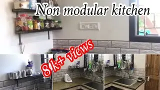 Kitchen tour | Kitchen organization Tamil | Non modular kitchen organization | Simple kitchen ideas