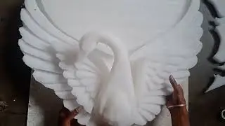 peacock heart shape design