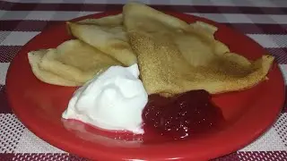 Вкусные БЛИНЧИКИ! Блины на воде.!
