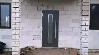 Installation of the Hormann Thermo 65 entrance door