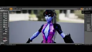 UE4 Test Retargeting Overwatch WidowMaker
