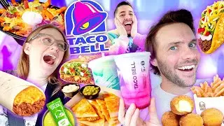 Tasting VIRAL TACO BELL Menu Items!!!