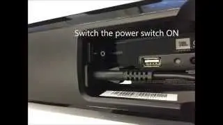 JBL SB350 Wireless Soundar Setup